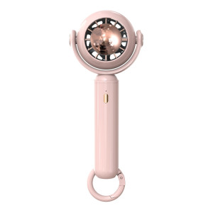 YL-005 Petit ventilateur portatif extérieur avec mini ventilateur portable de bureau mousqueton (rose) SH401C497-20