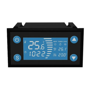 W-1213 Affichage numérique intelligent Fish Tank Escalade Pet Thermostat Plantation Trappe Élevage Contrôleur de température (Noir) SH201A1173-20