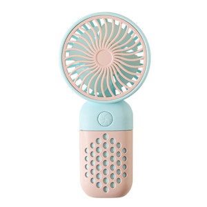 Z8 Handheld Cute Mini USB Fan Ventilateur de bureau portable pour dortoir (Bleu) SH901A1105-20