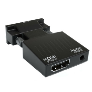 Adaptateur HDMI pour projecteur VGA vers HDMI avec câble audio Convertisseur HD pour ordinateur SH3702520-20
