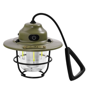 Lanterne de cheval rechargeable par USB pour éclairage extérieur de camping (vert) SH901B1900-20