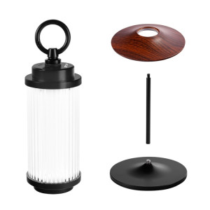 Éclairage extérieur Super longue durée de vie de la batterie Portable Tent Light, Couleur : Set Black Walnut Color SH2303718-20