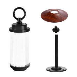 Éclairage extérieur Super longue durée de vie de la batterie Portable Tent Light, Couleur: Set Black Walnut Color Portable SH2304302-20