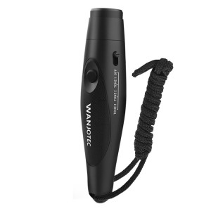 WANJOTEC EW001 Sifflet électronique d'entraîneur d'arbitre d'entraînement extérieur à grand volume, couleur : noir SW53011537-20