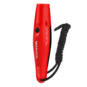 WANJOTEC EW001 Sifflet électronique d'entraîneur d'arbitre d'entraînement extérieur à grand volume, couleur: rouge SW53021461-20