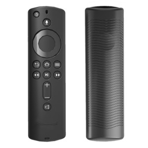 Y1 2 pièces pour Amazon Fire TV Stick 4K 2nd Gen télécommande anti-chute étui de protection en silicone (noir) SH901A768-20