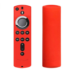 Y1 2 pièces pour Amazon Fire TV Stick 4K 2nd Gen télécommande anti-chute étui de protection en silicone (rouge) SH901B1589-20