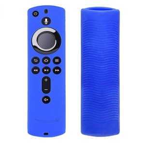 Y1 2 pièces pour Amazon Fire TV Stick 4K 2nd Gen télécommande anti-chute étui de protection en silicone (bleu) SH901C1971-20