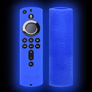 Y1 2 pièces pour Amazon Fire TV Stick 4K 2ème génération télécommande étui de protection en silicone anti-chute (bleu lumineux) SH901E1259-20