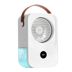 MT-F60 Affichage numérique intelligent Refroidisseur d'air de charge USB Ventilateur d'humidification par brouillard de bureau, Mode: Version standard SH3301836-20