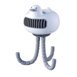 WT-E20 Poussette Fan USB Mute Portable Octopus High Air Volume Mini Fan, Style: Type ordinaire (Blanc) SH760382-20