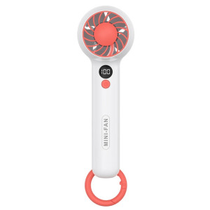 F2302 Mini ventilateur portable USB pour étudiant avec crochet (blanc) SH601B1884-20