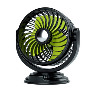 Ventilateur silencieux de voiture d'alimentation en air multi-angle rotatif F611 (allume-cigare 12 V) SH501B1343-20