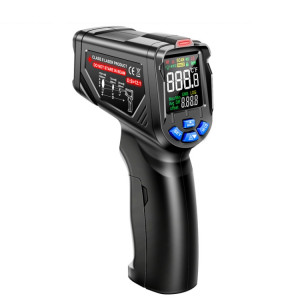 ANENG TH06 Température de l'huile Thermomètre de haute précision Laser Cuisson Thermomètre à eau infrarouge (Noir) SA401B272-20