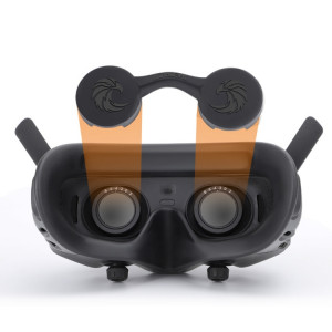 Pour DJI Goggles 2 Sunnylife AT-BHT565 Housse de protection anti-poussière pour lunettes VR Housse en silicone (noir) SS601A416-20