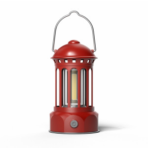 Rechargeable COB Portable Camping Extérieur Lampe Atmosphère Tente Lampe Rétro Lampe, Taille: Petit Rouge SH6410585-20