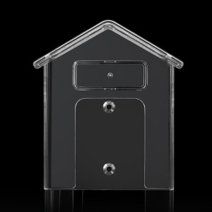 Housse étanche pour sonnette sans fil pour sonnette extérieure, étui de protection contre la pluie transparent (E30) SH001A773-20