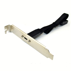 Connecteur USB 3.1 Type-E vers USB-C/Type-C, en-tête du panneau avant, support haut profil de 0,5 m SH5102961-20