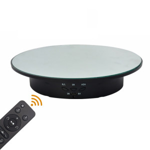 Présentoir rotatif de prise de vue en direct avec plateau tournant électrique télécommandé de 20 cm (noir) SH401A1709-20