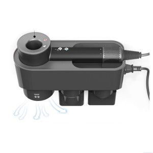 Pour Dyson sèche-cheveux support support de rangement support organisateur mural avec sèche-mains couleur Nickel noir SH47041669-20