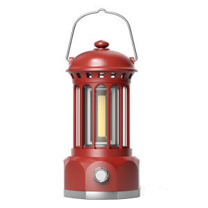 Modèle de batterie COB Lampe de camping en plein air portable Atmosphère Lampe de tente Lampe rétro, Taille: Big Red SH75081849-20