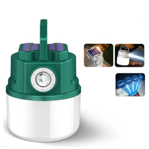 C51 Lampe de camping solaire multifonctionnelle Zoomable Lampe de tente étanche (Vert) SH201B845-20