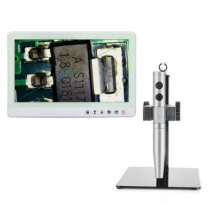 Dermatoscope grossissant pour microscope électronique numérique de 5 millions, spécification : support B008 + Z001 + écran de 10 pouces SH31091955-20