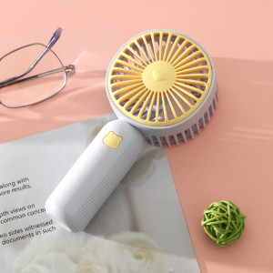 Petit ventilateur électrique de bureau portable à chargement USB (gris) SH801C1815-20