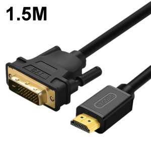 VEGGIEG HDMI vers DVI Computer TV HD Monitor Converter Cable Can Interchangeable, Longueur: 1.5m SV7502958-20