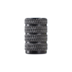 Pour Xiaomi M365 / Pro 5pcs Scooter électrique Bouche de gaz en alliage d'aluminium anti-poussière (Noir) SH601A146-20