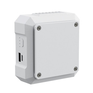 Ventilateur d'éclairage extérieur monté à la taille avec fonction d'alimentation, support multifonctionnel, ventilateur de cou suspendu (blanc) SH601B1478-20