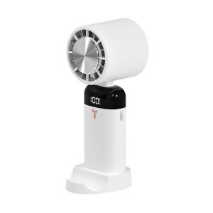 Petit ventilateur silencieux portatif portatif USB chargeant un mini ventilateur pliant, style : style de refroidissement (blanc) SH4203876-20