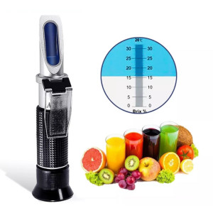 RF001BX avec boîte en plastique réfractomètre portatif compteur de sucre de fruits testeur Brix 0-32 plage de mesure SH60011044-20