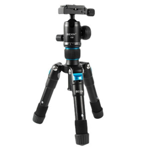 BEXIN V30 Trépied de caméra de bureau en alliage d'aluminium réglable Mini trépied en direct pliable portable (MS08-S) SB501A583-20
