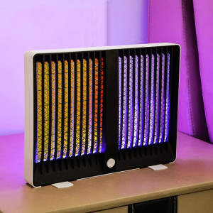 Lampe anti-moustiques attrape-mouches domestiques, style : charge et prise double usage noir SH15031319-20