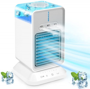 USB Mini Desktop Spray Humidification Ventilateur De Refroidissement Climatiseur Domestique Ventilateur Refroidisseur (2000 mAh) SH301A1850-20