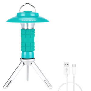 WEST BIKING Phare d'extérieur Lampe de camping LED Lampe de poche magnétique portable d'urgence (Bleu lac) SW601C464-20