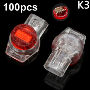 K3 100 pièces câble réseau connecteur de ligne téléphonique étanche à l'humidité bornes de câblage SH9003209-20