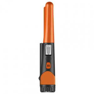 Détecteur de métaux portable avec écran LCD Gold Treasure Hunter avec lampe de poche (Orange) SH801D1202-20