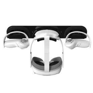 Pour Meta Quest Pro/Pico 4 VR support de montage mural en acrylique poignée cintre (noir) SH801A20-20