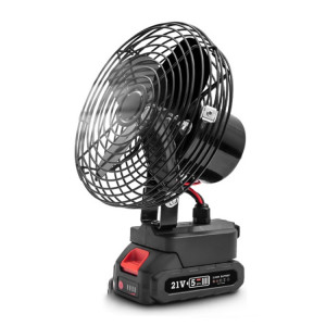 Sèche-cheveux extérieur à ventilateur puissant portable HILDA, prise américaine, style: 8 pouces avec 1 batterie + 1 chargeur (3000 mAh) SH3407353-20