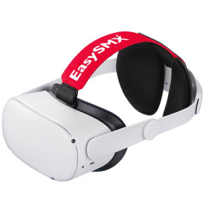 EasySMX Q20 pour casques Meta Quest 2 VR Sangle de tête réglable avec coussinets de tête adaptatifs (noir) SH001B688-20