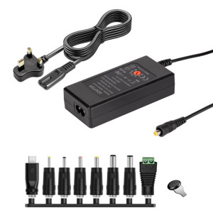 Chargeur adaptateur secteur réglable 65 W 6-20 V 3 A CC, spécification : prise britannique petite. SH56031088-20