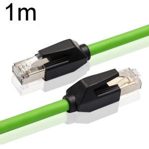 Câble industriel Gigabit à double blindage CAT6 de 1 m, résistant aux vibrations et très flexible, pour chaîne de traînée SH0402867-20