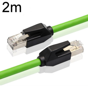 Câble industriel Gigabit CAT6 à double blindage de 2 m, résistant aux vibrations et très flexible, pour chaîne de traînée SH0403112-20