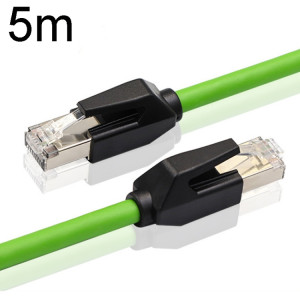 Câble industriel Gigabit à double blindage CAT6 de 5 m, résistant aux vibrations et très flexible, pour chaîne de traînée SH04051689-20