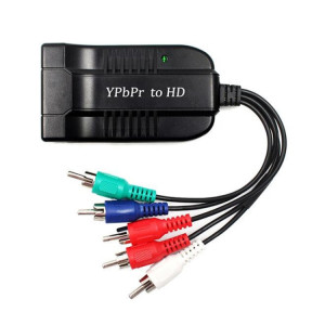 Câble adaptateur composant 1080P vers HDMI YPbPr vers convertisseur HD d'interface HD (noir) SH201A1307-20