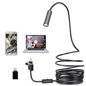 Teslong NTC125 5M 3 en 1 endoscope de téléphone USB pour la réparation automatique 500W Pixel mise au point automatique ST23601018-20