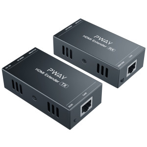 PWAY 165ft/50m HDMI vers Port réseau RJ45 1080P extension de Transmission sans perte (émetteur + récepteur) SP401A371-20