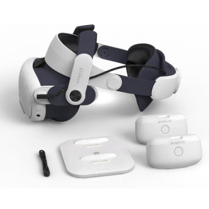 Sangle de tête avec double batterie, ensemble combiné d'accessoires VR pour Meta Quest 3 BOBOVR M3 Pro SB25611516-20